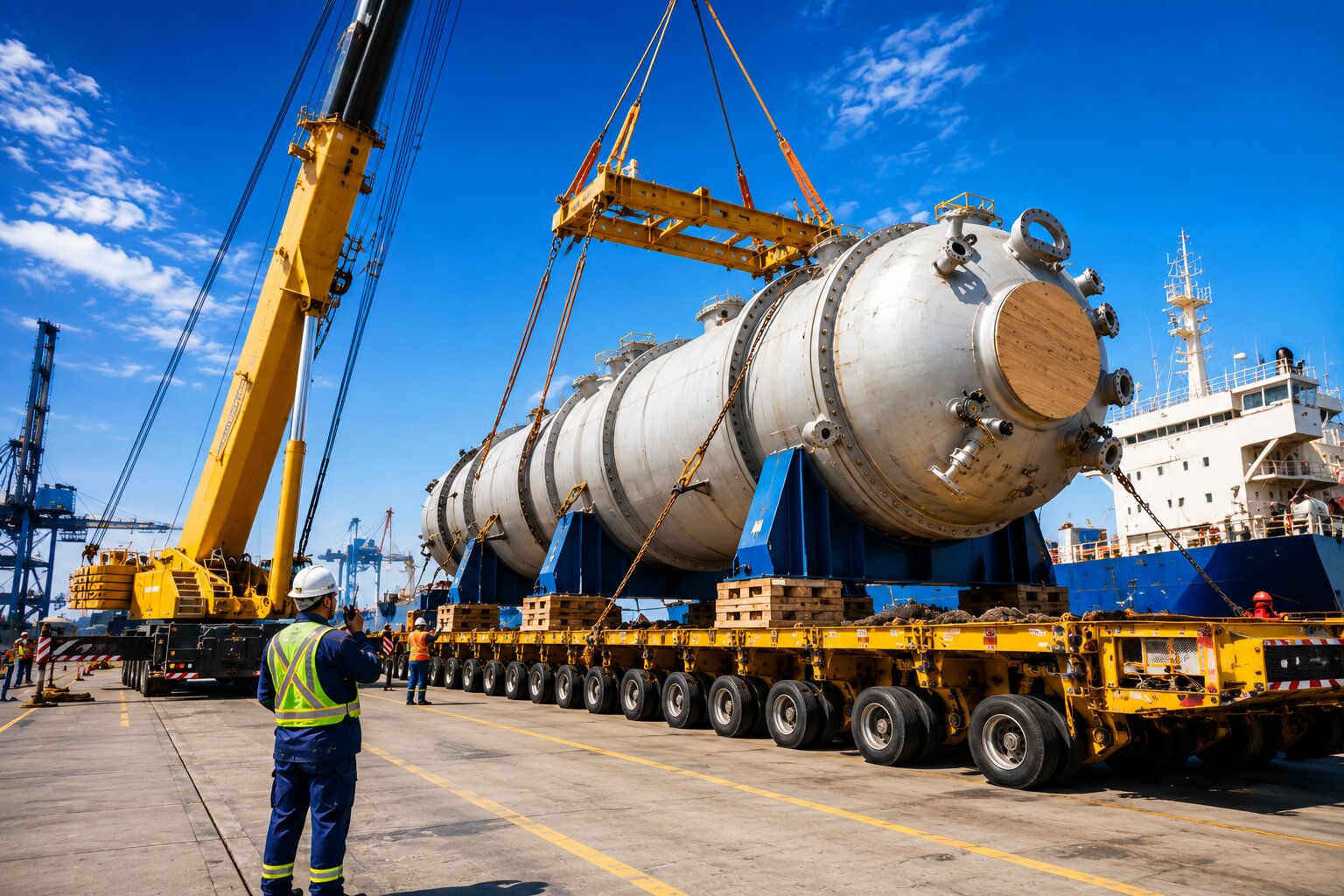 ELERA Logistics project cargo handled at a Philippine port